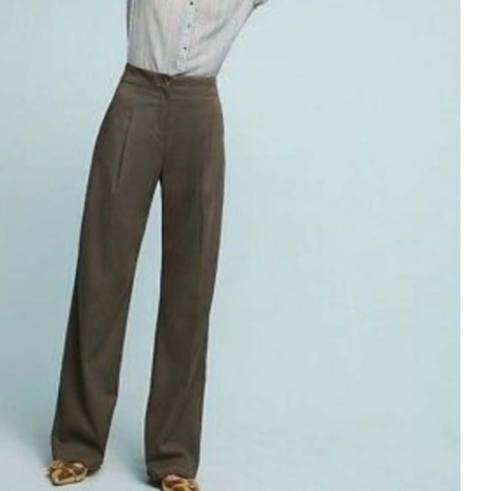 Anthropologie essential wide-leg pants